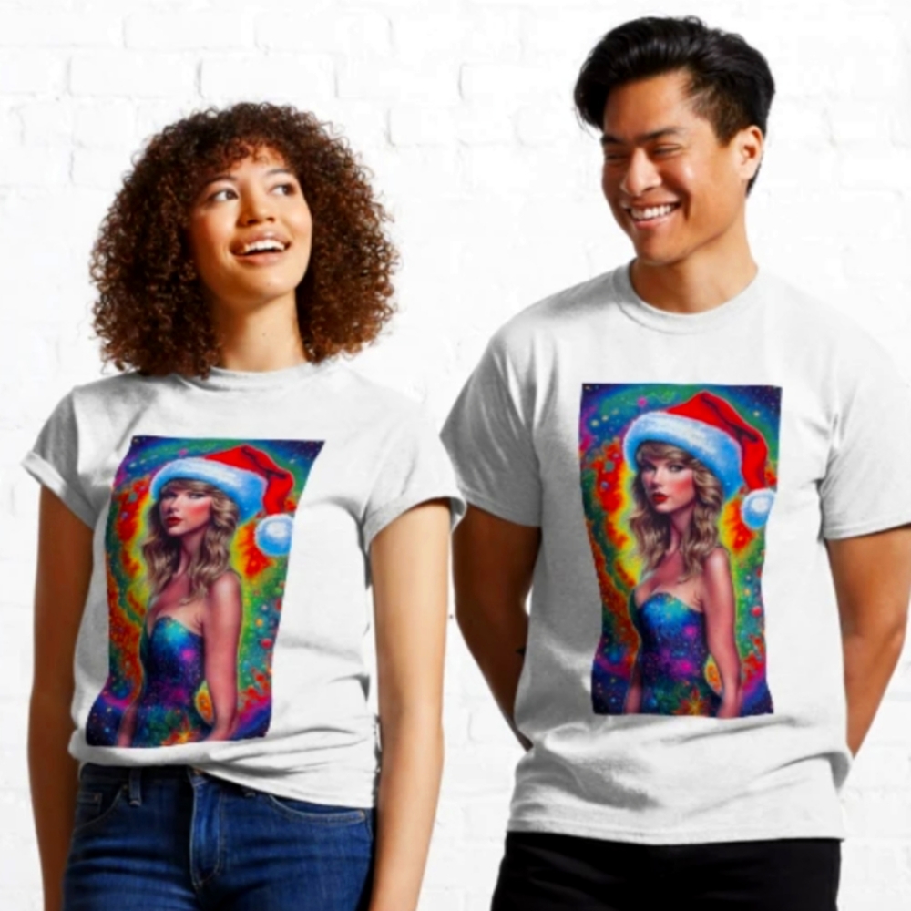 🤶 Taylor Swift Psychadelic Christmas Tee